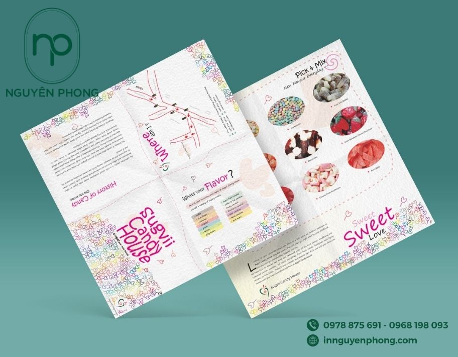 Tờ rơi quảng cáo bánh kẹo 